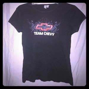 Team Chevy Black Womans Tee
